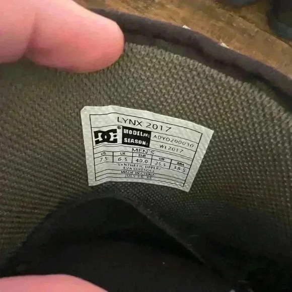 DC Lynx Snowboard Boots  Men’s Size 7.5 - Picture 6 of 7